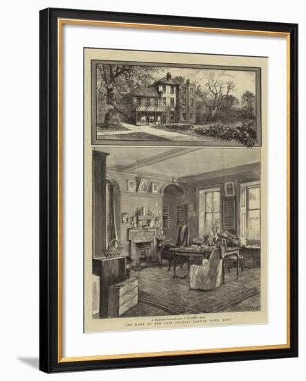 The Home of the Late Charles Darwin, Down, Kent-null-Framed Giclee Print