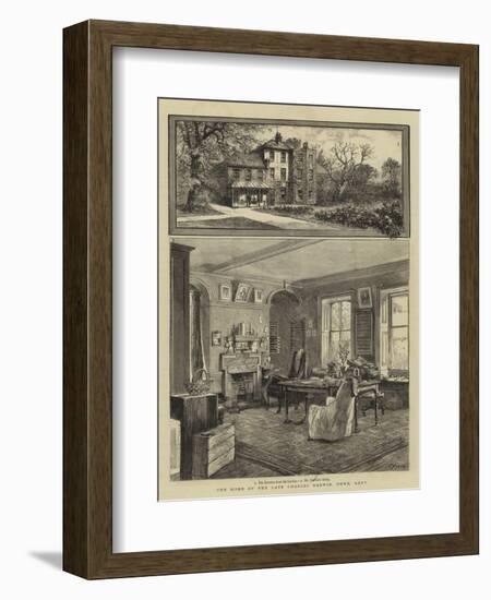 The Home of the Late Charles Darwin, Down, Kent-null-Framed Giclee Print