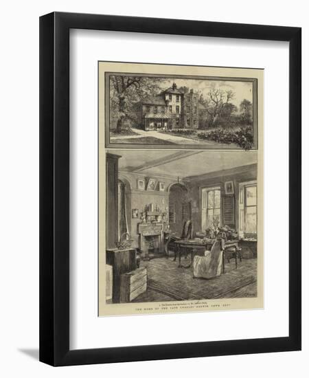 The Home of the Late Charles Darwin, Down, Kent-null-Framed Giclee Print
