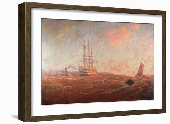 The Home Port, Falmouth, 1912-William Ayerst Ingram-Framed Giclee Print