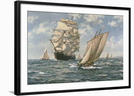 The Homecoming-Montague Dawson-Framed Giclee Print