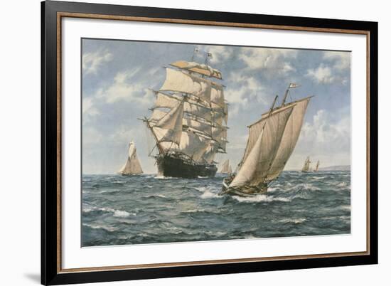 The Homecoming-Montague Dawson-Framed Giclee Print