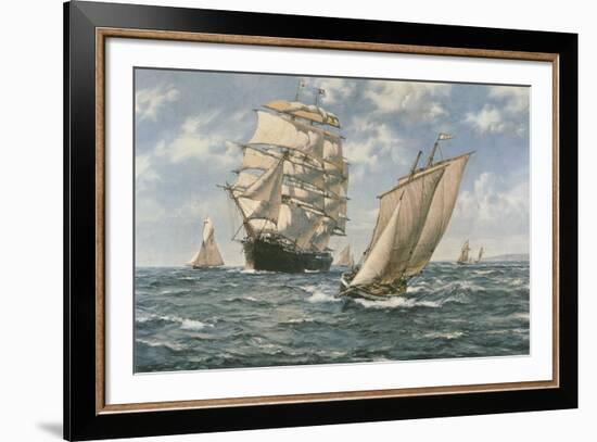 The Homecoming-Montague Dawson-Framed Giclee Print