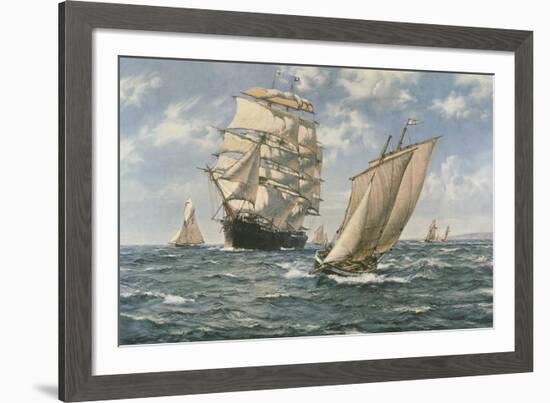 The Homecoming-Montague Dawson-Framed Giclee Print