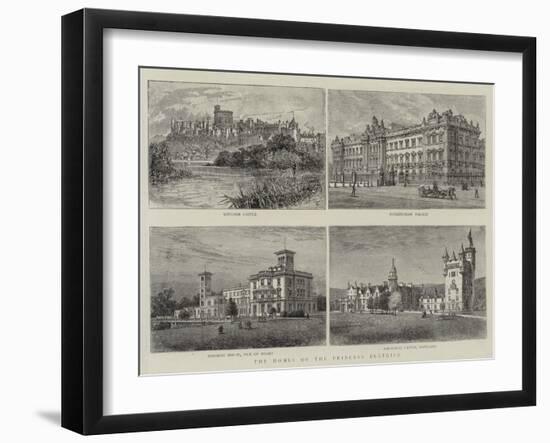 The Homes of the Princess Beatrice-null-Framed Giclee Print
