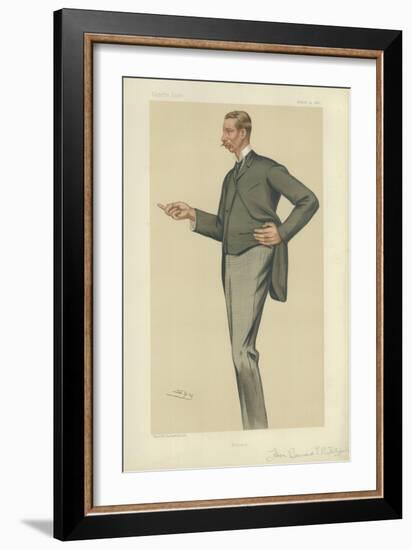 The Hon Bernard Edward Barnaby Fitzpatrick-Sir Leslie Ward-Framed Giclee Print