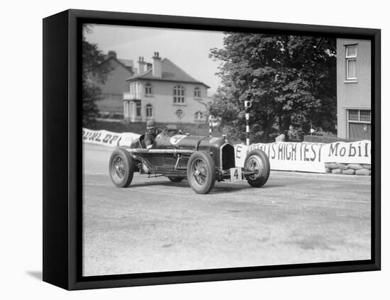 The Hon Brian Lewis in an Alfa Romeo Tipo B P3, Isle of Man, 1934-null-Framed Premier Image Canvas