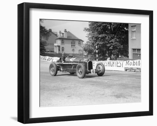The Hon Brian Lewis in an Alfa Romeo Tipo B P3, Isle of Man, 1934-null-Framed Premium Photographic Print