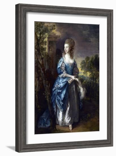 The Hon. Frances Duncombe-Thomas Gainsborough-Framed Giclee Print