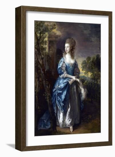 The Hon. Frances Duncombe-Thomas Gainsborough-Framed Giclee Print