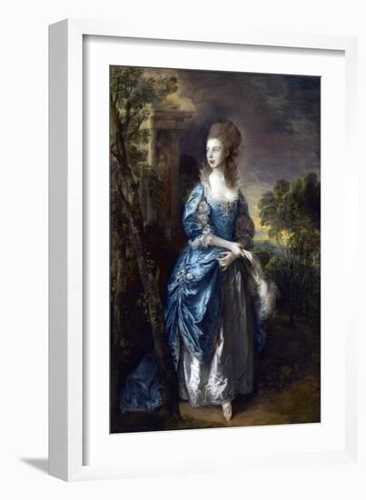 The Hon. Frances Duncombe-Thomas Gainsborough-Framed Giclee Print