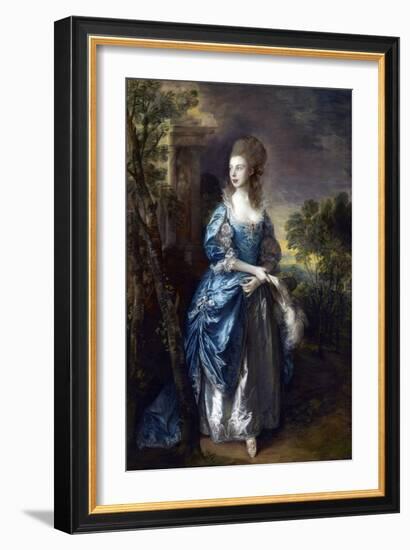 The Hon. Frances Duncombe-Thomas Gainsborough-Framed Giclee Print