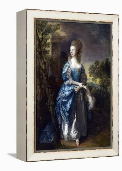 The Hon. Frances Duncombe-Thomas Gainsborough-Framed Premier Image Canvas