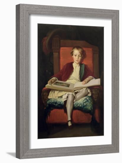 The Hon. Frederic Wellesley, 1851-Frederick Leighton-Framed Giclee Print