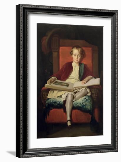 The Hon. Frederic Wellesley, 1851-Frederick Leighton-Framed Giclee Print