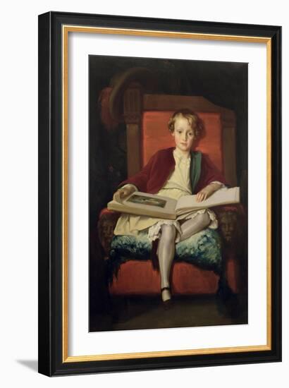 The Hon. Frederic Wellesley, 1851-Frederick Leighton-Framed Giclee Print