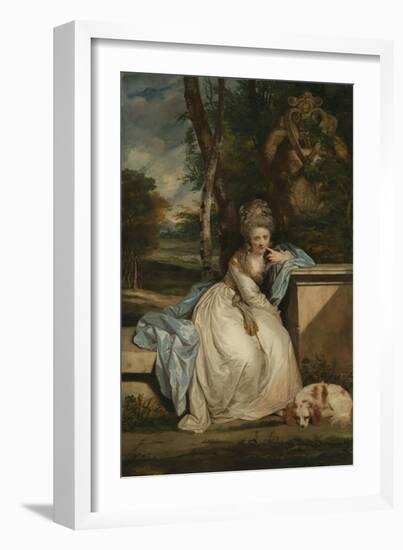 The Hon. Miss Monckton, 1777?8-Sir Joshua Reynolds-Framed Giclee Print