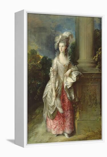 The Hon. Mrs. Graham-Thomas Gainsborough-Framed Premier Image Canvas