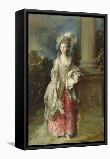 The Hon. Mrs. Graham-Thomas Gainsborough-Framed Premier Image Canvas
