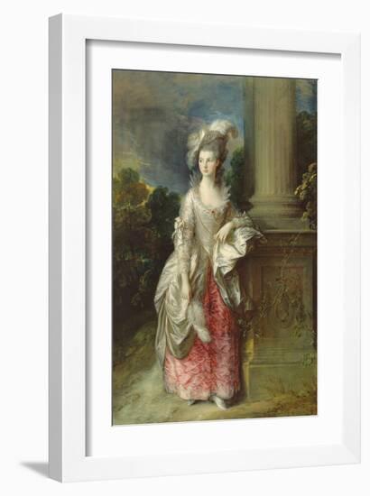 The Hon. Mrs. Graham-Thomas Gainsborough-Framed Giclee Print