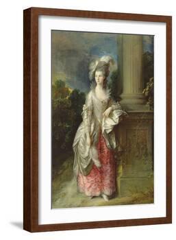 The Hon. Mrs. Graham-Thomas Gainsborough-Framed Giclee Print