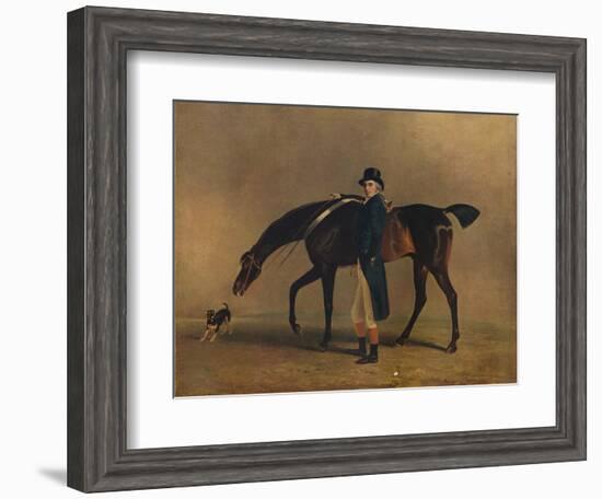 The Hon. Peniston Lamb with His Horse Assassin, 1929-Benjamin Marshall-Framed Giclee Print