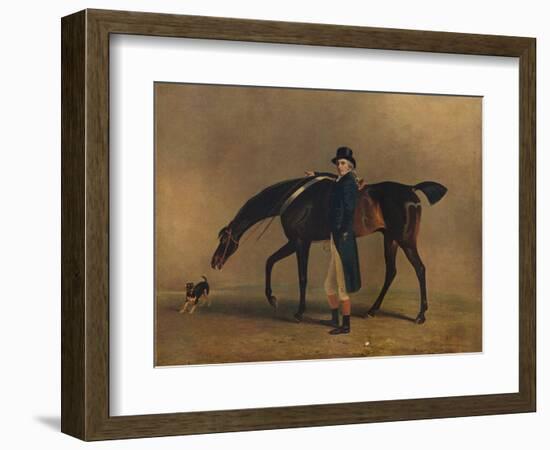 The Hon. Peniston Lamb with His Horse Assassin, 1929-Benjamin Marshall-Framed Giclee Print