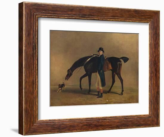 The Hon. Peniston Lamb with His Horse Assassin, 1929-Benjamin Marshall-Framed Giclee Print