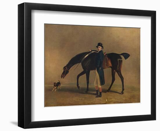 The Hon. Peniston Lamb with His Horse Assassin, 1929-Benjamin Marshall-Framed Giclee Print