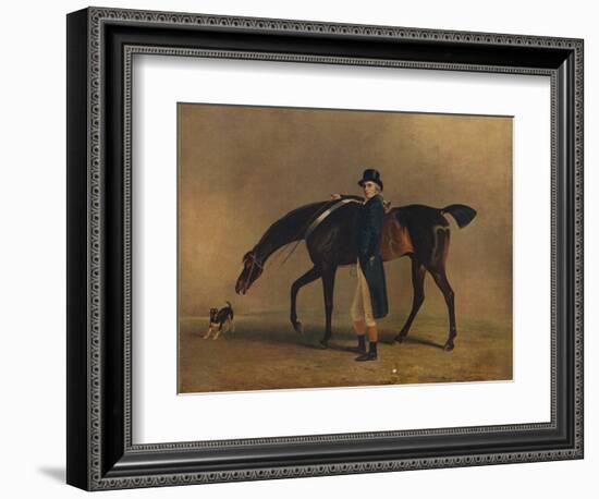 The Hon. Peniston Lamb with His Horse Assassin, 1929-Benjamin Marshall-Framed Giclee Print