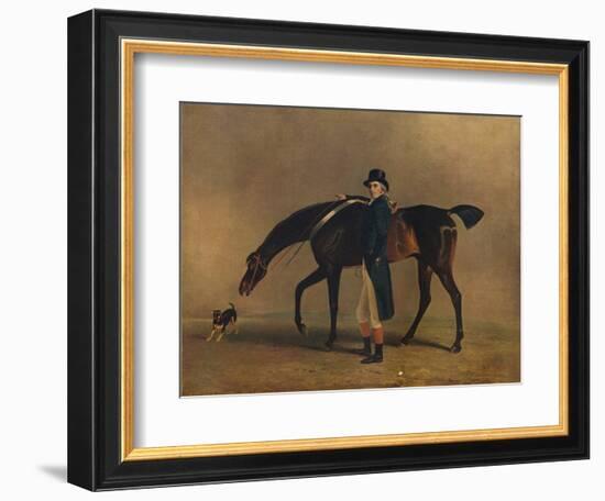 The Hon. Peniston Lamb with His Horse Assassin, 1929-Benjamin Marshall-Framed Giclee Print