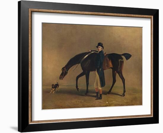 The Hon. Peniston Lamb with His Horse Assassin, 1929-Benjamin Marshall-Framed Giclee Print