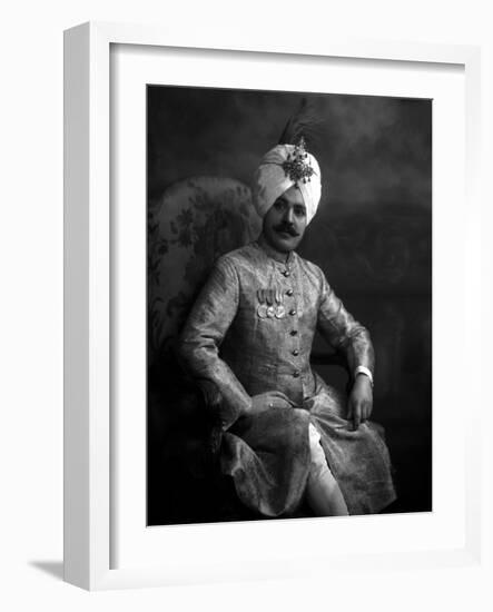 The Hon Raja Charanjit Singh-James Lafayette-Framed Giclee Print