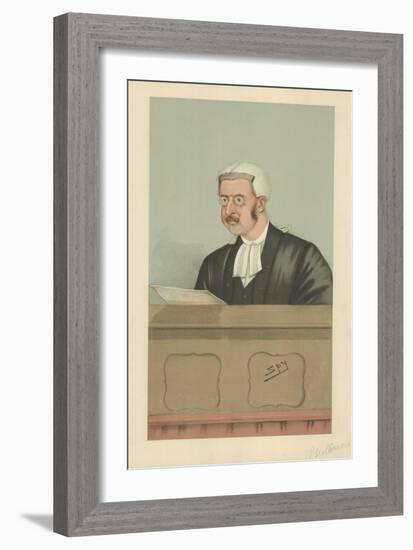 The Hon Sir Walter George Frank Phillimore-Sir Leslie Ward-Framed Giclee Print
