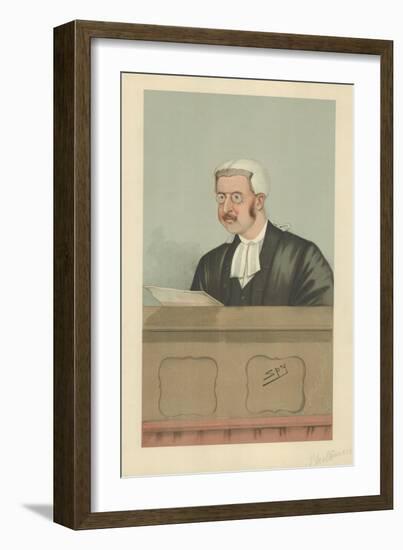 The Hon Sir Walter George Frank Phillimore-Sir Leslie Ward-Framed Giclee Print