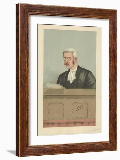 The Hon Sir Walter George Frank Phillimore-Sir Leslie Ward-Framed Giclee Print