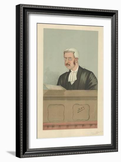 The Hon Sir Walter George Frank Phillimore-Sir Leslie Ward-Framed Giclee Print