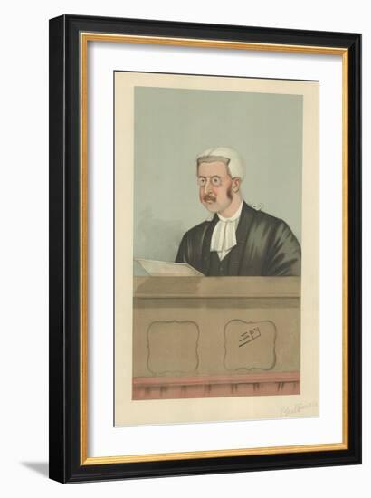 The Hon Sir Walter George Frank Phillimore-Sir Leslie Ward-Framed Giclee Print