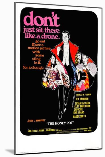 The Honey Pot, Center: Rex Harrison, 1967-null-Mounted Art Print