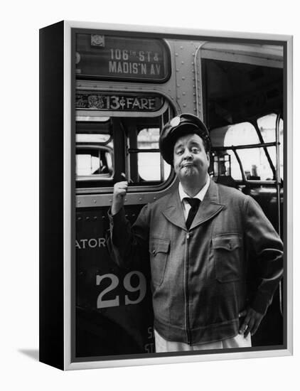 The Honeymooners, Jackie Gleason, 1955-56-null-Framed Stretched Canvas