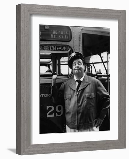 The Honeymooners, Jackie Gleason, 1955-56-null-Framed Photo