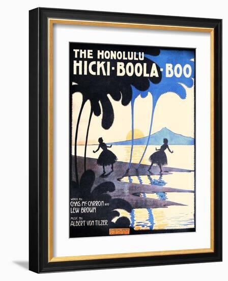 The Honolulu Hicki-Boola-Boo-Andre C. De Takacs-Framed Art Print