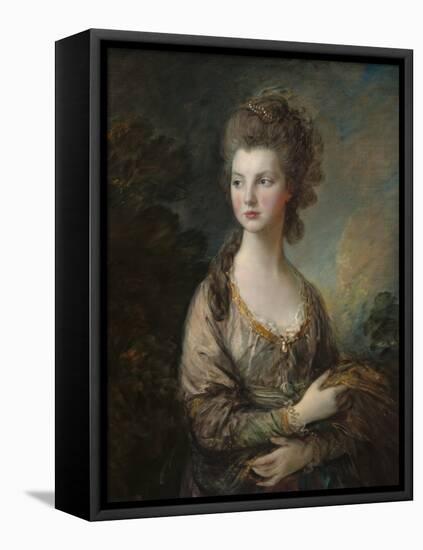 The Honorable Mrs. Thomas Graham, 1775-77-Thomas Gainsborough-Framed Stretched Canvas