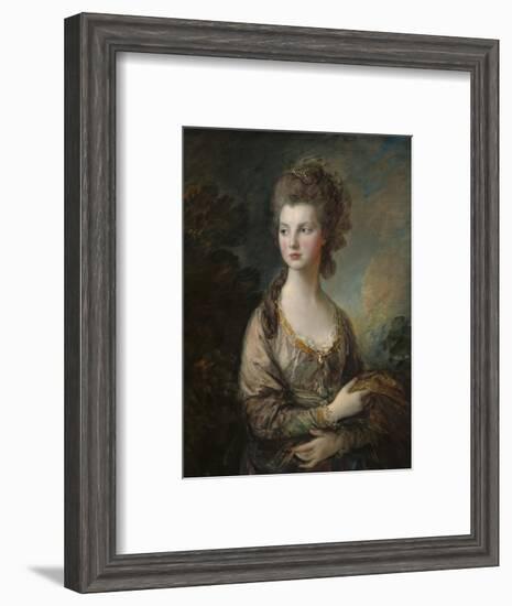 The Honorable Mrs. Thomas Graham, 1775-77-Thomas Gainsborough-Framed Art Print