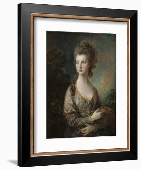 The Honorable Mrs. Thomas Graham, 1775-77-Thomas Gainsborough-Framed Art Print