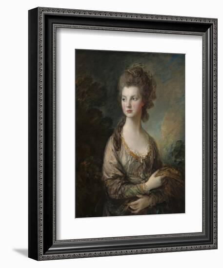 The Honorable Mrs. Thomas Graham, 1775-77-Thomas Gainsborough-Framed Art Print