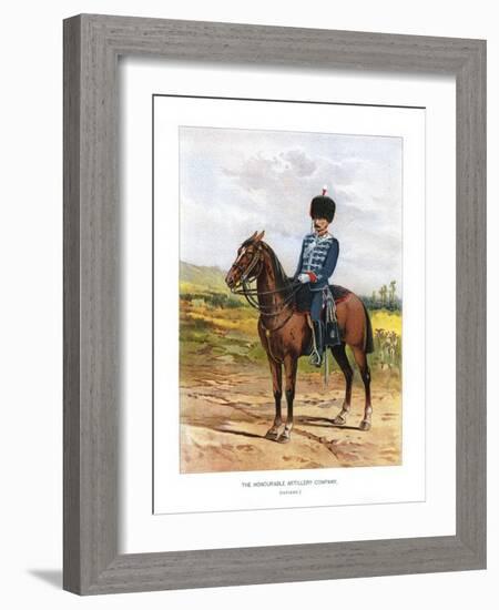 The Honourable Artillery Company (Cavalr), C1890-H Bunnett-Framed Giclee Print