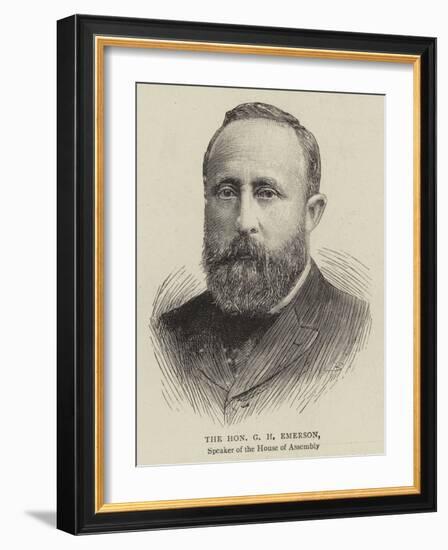 The Honourable G H Emerson-null-Framed Giclee Print