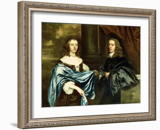 The Honourable James Herbert and His Wife Jane-Sir Peter Lely-Framed Giclee Print