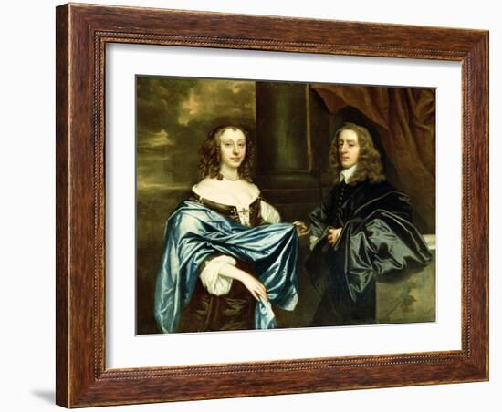 The Honourable James Herbert and His Wife Jane-Sir Peter Lely-Framed Giclee Print